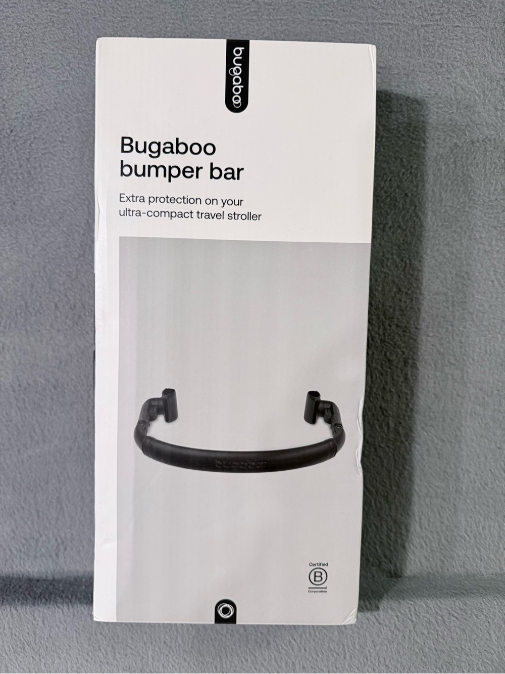 Bugaboo - Black Bumper Bar for Ultra-Compact Travel Stroller